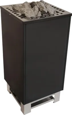 Produktbild von Infraworld Eterno finnischer Saunaofen 9 kW Standofen schwarz inkl. Saunasteine