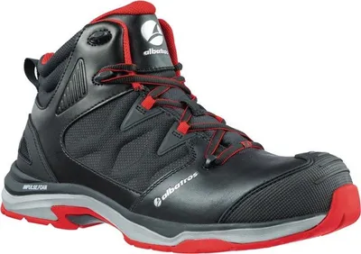 Produktbild von Sicherheitsstiefel ULTRATRAIL BLACK MID Gr.40 schwarz/rot Leder