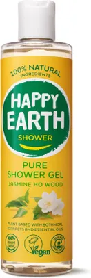 Obrázek produktu pro Happy Earth 100% přírodní sprchový gel Jasmine Ho Wood 300 ml