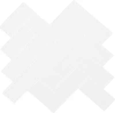 Produktbild von vidaXL Fischgrätenfliese 10 pcs Weiß 30 x 30 cm Polyurethan und PET