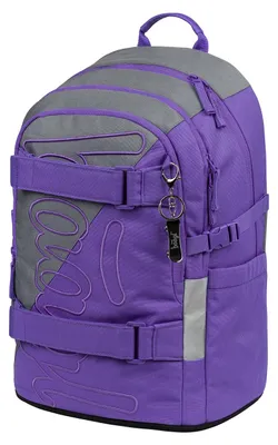 Produktbild von Baagl Schulrucksack Mädchen Teenager Skateboard Laptopfach Schule - Dual
