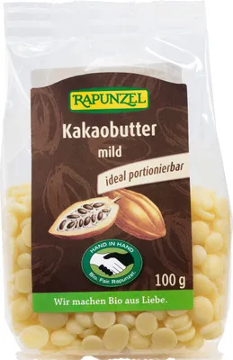 Produktbild von Rapunzel Kakaobutter mild HIH (100g)