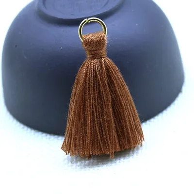 Mini-Quasten 50 Stück, 3 cm, Baumwolle, Bastelzubehör