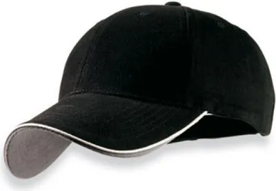 Produktbild von Atlantis  | Pilot Piping Sandwich Cap / Kappe / Mütze / Hut - Farbe: Black/White/Grey - Größe: One Size