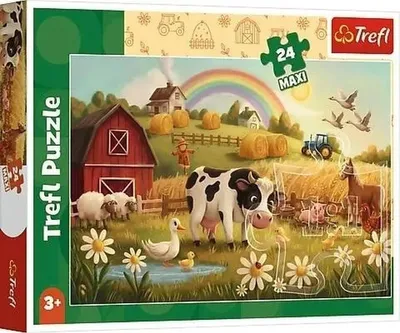 Immagine prodotto di Puzzle 24 "La mucca nella fattoria" TREFL