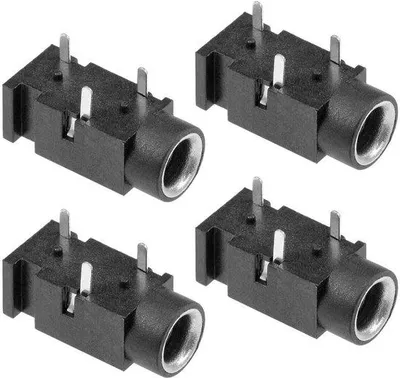 Obrázek produktu pro Stereo 3,5mm konektor s 3 kolíky, černý