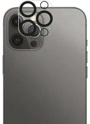 Imagen del producto de Protector de cámara de cristal paquete de 2 para Apple iPhone 12 Pro Max - Transparente