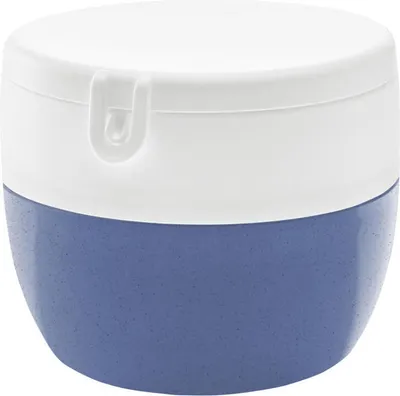 Immagine prodotto di Koziol Bentobox M, Bento Box, Speisegefäß, Lunchbox, Thermoplastischer Kunststoff, Organic Blue, 3-teilig, 3197671