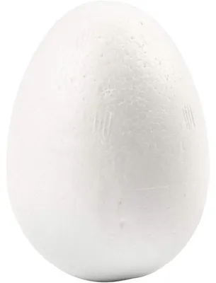 Produktbild von Styropor-Eier, H 6 cm, Weiß, 50 Stk/ 1 Pck [HOB-543201]
