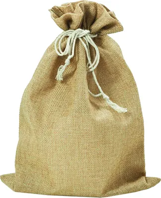Produktbild von 5 Säckchen Juteimitat Geschenkbeutel 20x27cm, freie Farbwahl, Farbe:hellbeige
