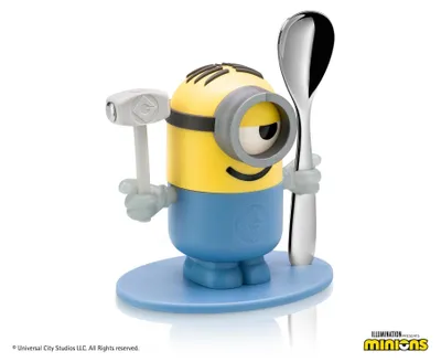 Image de WMF, porte-œufs Minions®, avec cuillère, référence 122166
