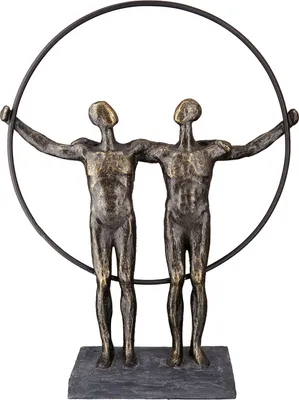 Produktbild von Casablanca by Gilde Dekofigur Skulptur two men H. 35,5 cm,37592
