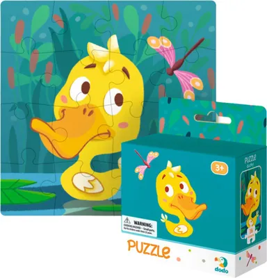 Zdjęcie produktu dla Puzzle "Kaczka"  16 Elementów Układanka Edukacyjna Dla Dzieci Zestaw