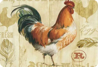 Produktbild von Metallschild Hühnerfrische Eier – Wanddekoration, 20 x 30 cm