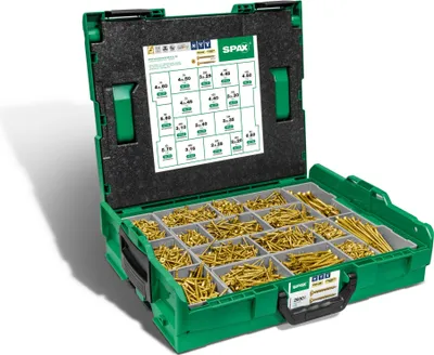 Immagine prodotto di SPAX® 5000009164019 SPAX® Holzschrauben Sortiment L-BOXX YELLOX 5000009164019, 2935 St.