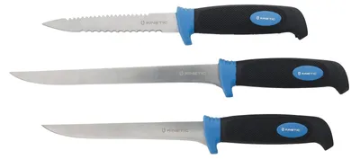 Immagine prodotto di Set di coltelli da sfilettatura Kinetic Ss Nero/Blu - Set da 4 pezzi