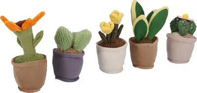 Obrázok produktu pre Plyšové rastliny Pluchiez 15 cm rôzne | 16 kusov