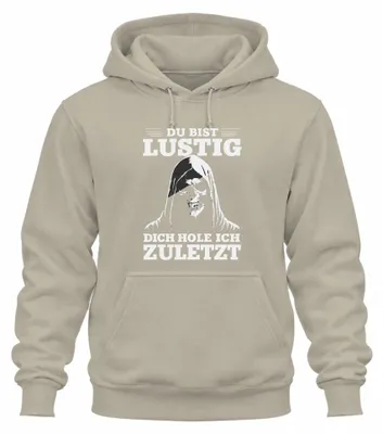 Obrázok produktu pre Zábavná mikina s kapucňou, sarkastická, strašidelná, prírodná, veľkosť XL