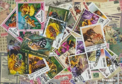 Produktbild von Briefmarken Motive 25 verschiedene Bienen Marken