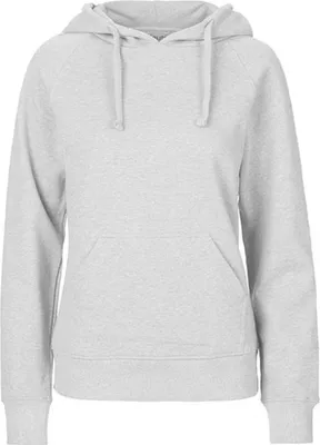 Produktbild von Neutral O83101 | Damen Hoodie / Kaputzenpulli / 100% Fairtrade-Baumwolle - Farbe: Ash Grey - Größe: M