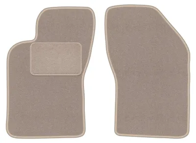 Image de Tapis avant en moquette pour Fiat Coupe I 1994-2000 (coupé) – 2 pièces, beiges, sur mesure – Wielganizator LUX