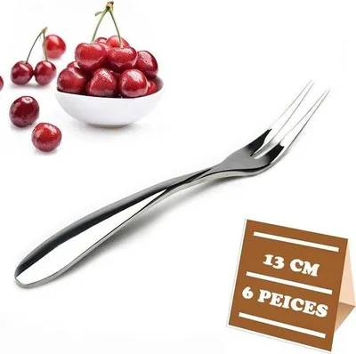 Obrázek produktu pro Sada dezertních vidliček Famanu – 6 kusů – 13 cm – nerezová ocel