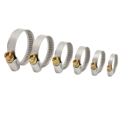 Produktbild von Schlauchschellen 10-16 mm 10 Stück Edelstahl W4 V2A Rohrschellen Bandschellen 9 mm Schneckengewinde Schlauchklemmen