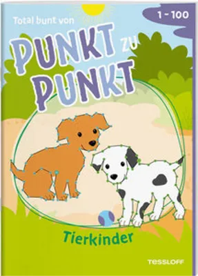 Immagine prodotto di Total bunt von Punkt zu Punkt. Tierkinder. Von 1 bis 100