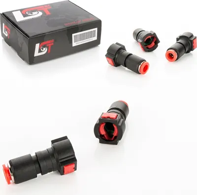 Produktbild von 5x Kraftstoffleitung Verbinder Schlauchkupplung Schnellverschluss 9.5x8mm gerade