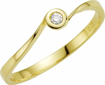 Produktbild von Orolino Ring Gold 585 mit Brillant 0,03ct.