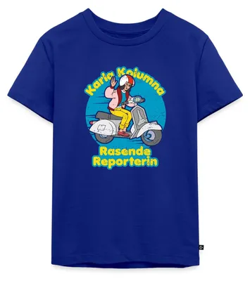 Produktbild von Spreadshirt Karla Kolumna Rasende Reporterin Kinder Premium T-Shirt, 110/116 (4 Jahre), Royalblau