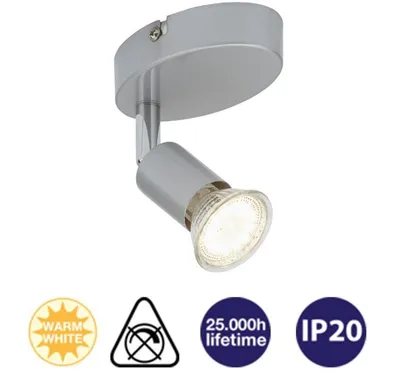 Immagine prodotto di Briloner lampada da soffitto color titanio LED 3Watt