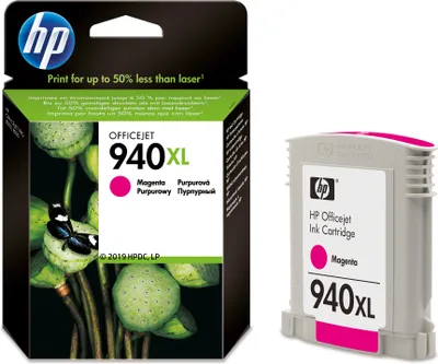 Produktbild von HP 940XL High Yield Magenta Original Ink Cartridge, Hohe (XL-) Ausbeute, Magenta, Tinte auf Pigmentbasis, 1 Stück(e), 1400 Seiten