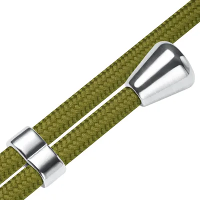 Produktbild von Handykette Backcover-Schutzhülle mit Band (Metall silberfarben) für Sony Xperia 10 V (6.1'') - khaki