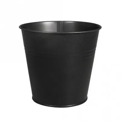 Immagine prodotto di Vaso in metallo nero Ø 13 x 12 cm
