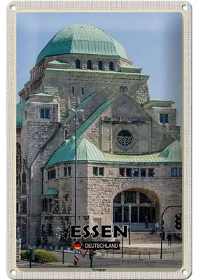 Produktbild von Blechschild Städte Essen Synagoge Architektur Dkeo 20x30cm