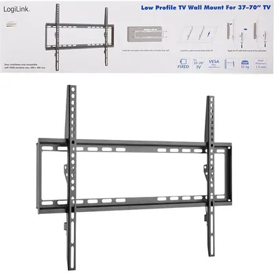 Immagine prodotto di LOGILINK LogiLink BP0038 Supporto/supporto per TV 177,8 cm (70") Nero, Acciaio inox