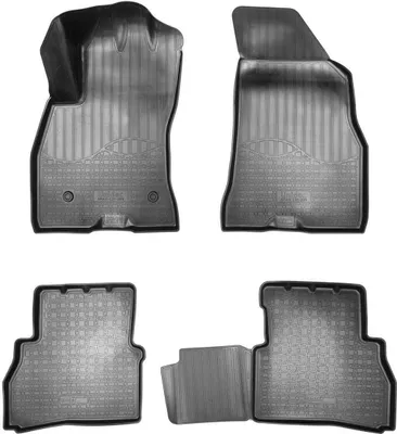 Zdjęcie produktu dla tylne dywaniki gumowe 3D do FIAT Doblo II | od 2010> | custom-fit + edge
