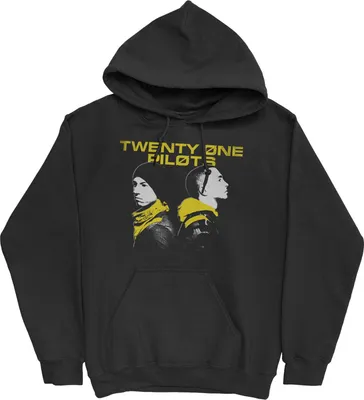 Produktbild von twenty one pilots - "Back To Back" Kapuzenpullover für Herren/Damen Uni RO8589 (M) (Schwarz)