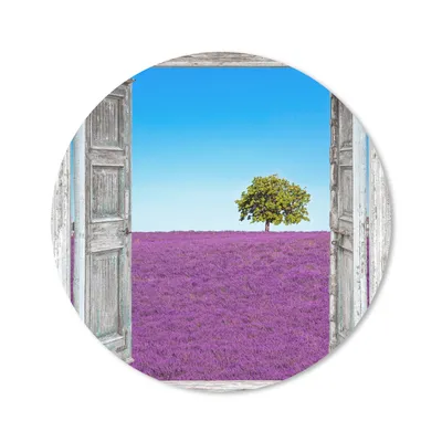 Produktbild von MuchoWow® Mauspad Mousepad Blumen - Lavendel - Ansicht 20x20 cm - Mousepads - Maus Mat - Pad - Mausunterlage - Schreibtischmatte