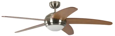 Obrázek produktu pro Stropní ventilátor Melton nikl / javor 132 cm s osvětlením a dálkovým ovládáním