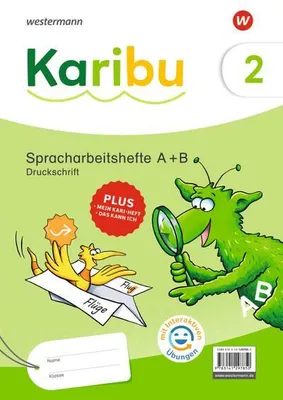Obrázok produktu pre Karibu. Spracharbeitshefte 2 Druckschrift mit interaktiven Übungen