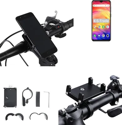Produktbild von K-S-Trade Handyhalterung für das Fahrrad kompatibel mit Ulefone Note 7 Halter Lenkstange Fahrradhalterung Motorrad Bike Mount Befestigung Smartphone