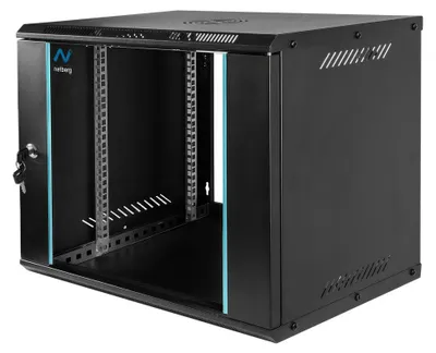 Produktbild von 19 Zoll Netzwerkschrank 9U 600x400 mm Wandmontage BASIC | NETBERG