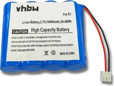 Produktbild von vhbw Akku Ersatz für Pure E1 für digital Radio (10400 mAh, 3,7 V, Li-Ion)
