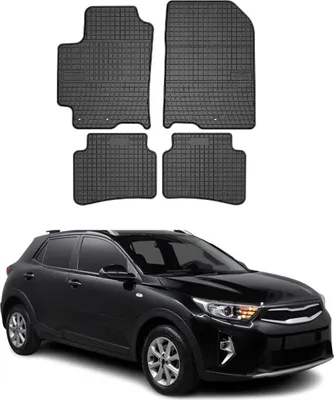Immagine prodotto di 2017-2025 Kia Stonic tappetini TPE nero 4 pz