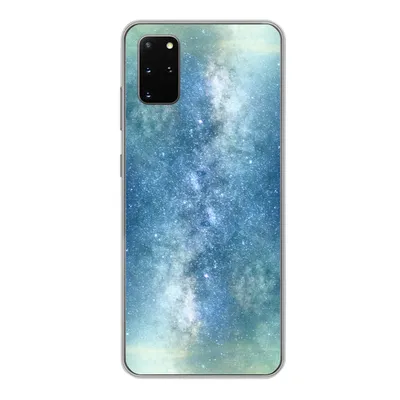 Produktbild von MuchoWow® Handyhülle Schutzhülle Hülle für Samsung Galaxy S20 Plus Sterne - Himmel - Blau - Jungen - Mädchen - Kinder Silikon Softcase Handy Hülle - Hartschale