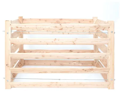 Produktbild von Westmann Holz Komposter Konni L Lärchenholz Natur 100x130x80 cm
