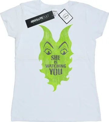 Produktbild von Disney - "The Descendants She Is Watching" T-Shirt für Damen BI17667 (L) (Weiß)