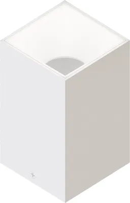 Produktbild von Ledvion – LED Deckenstrahler Weiß Quadratisch, 80x80mm, Dimmbar, GU10 Fassung, Aluminium, IP20